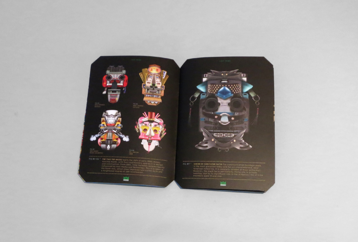 Printed booklet of Lost Tribes project by Jeffrey Oley, The Offices