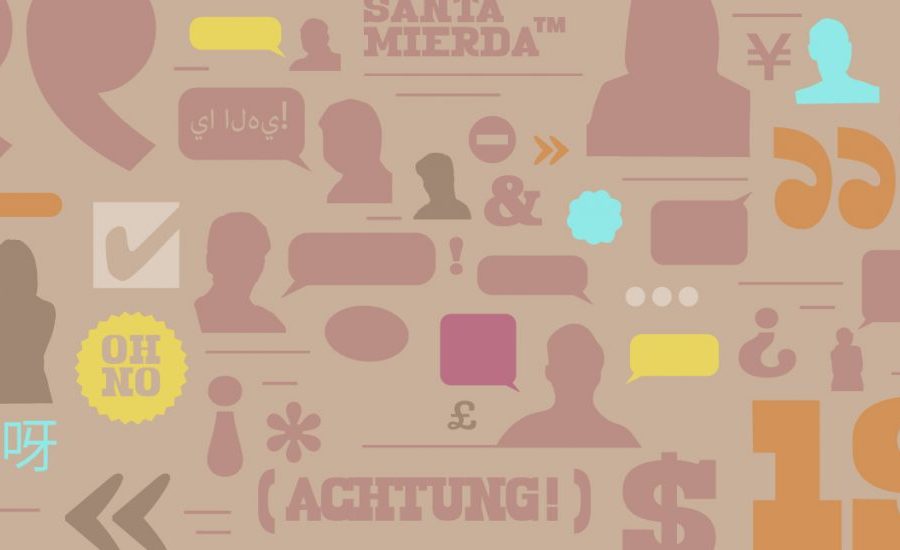Communication icons and symbols illustration