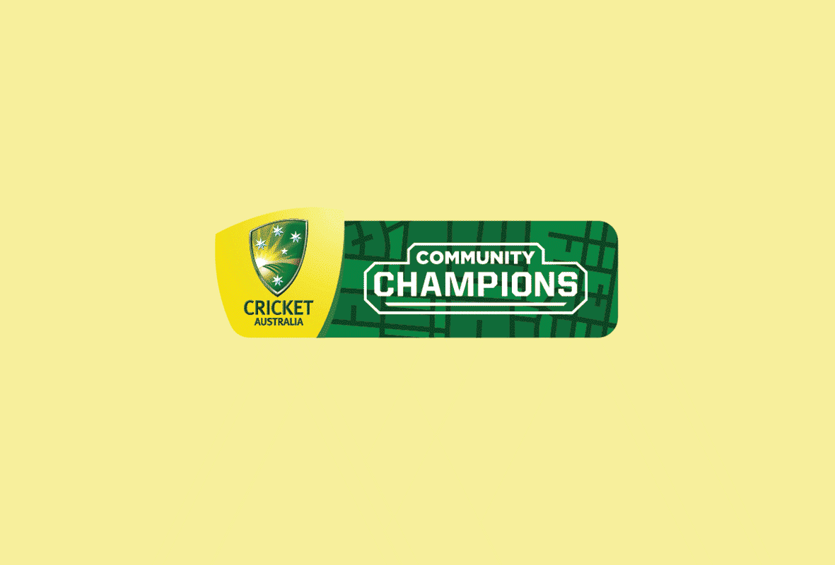 Community Champions logo for Cricket Australia
