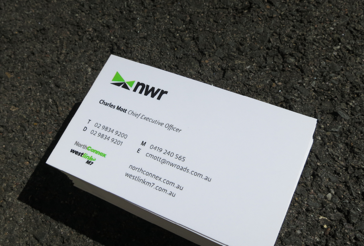 Business cards for NWR