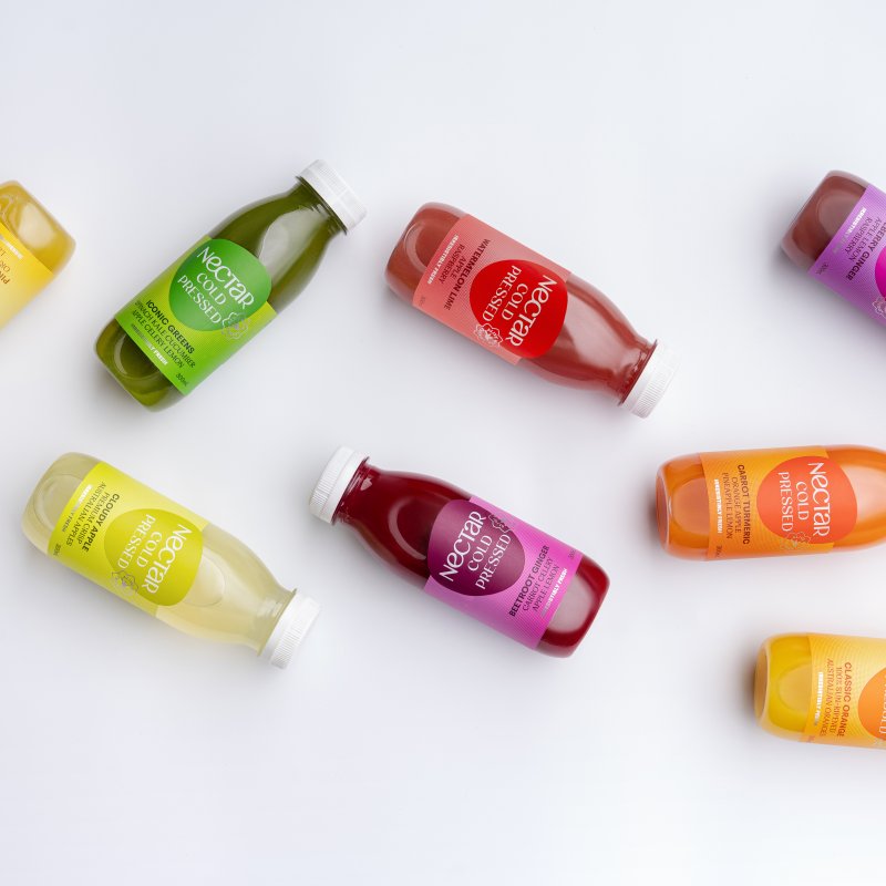 Full juice collection from Nectar Cold Pressed