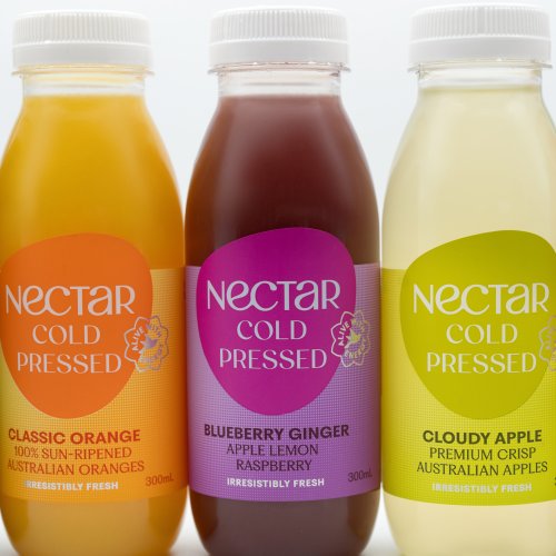 Section of juices from Nectar Cold Pressed