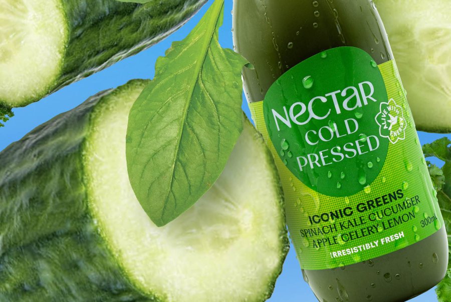 Rebrand and packaging refresh for Nectar Cold Pressed